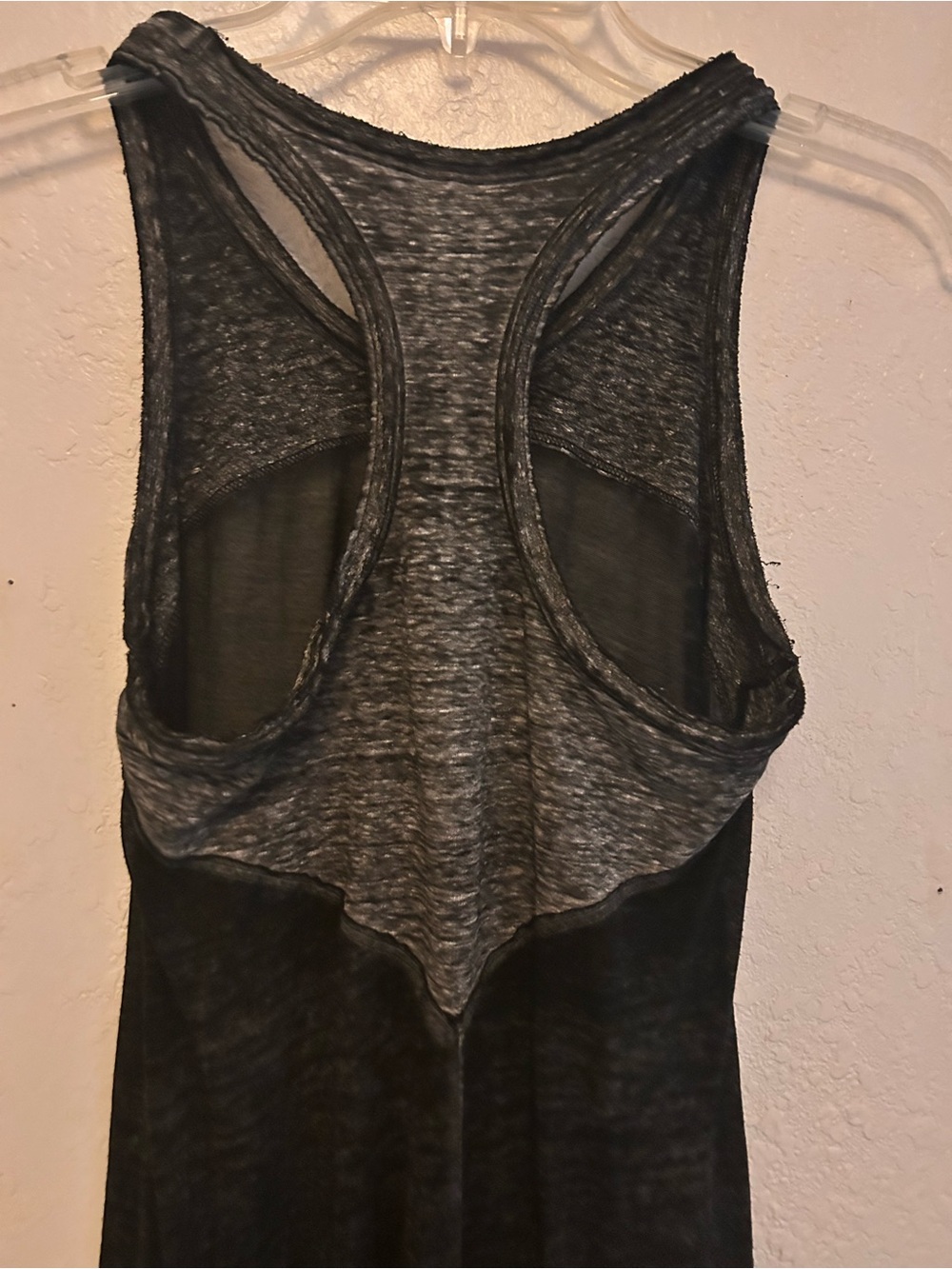 ATHLETA Sports Sleeveless Black HI-LOW Dress Sheer Yoke. FIT XS-S Tagged XS - Picture 3 of 6